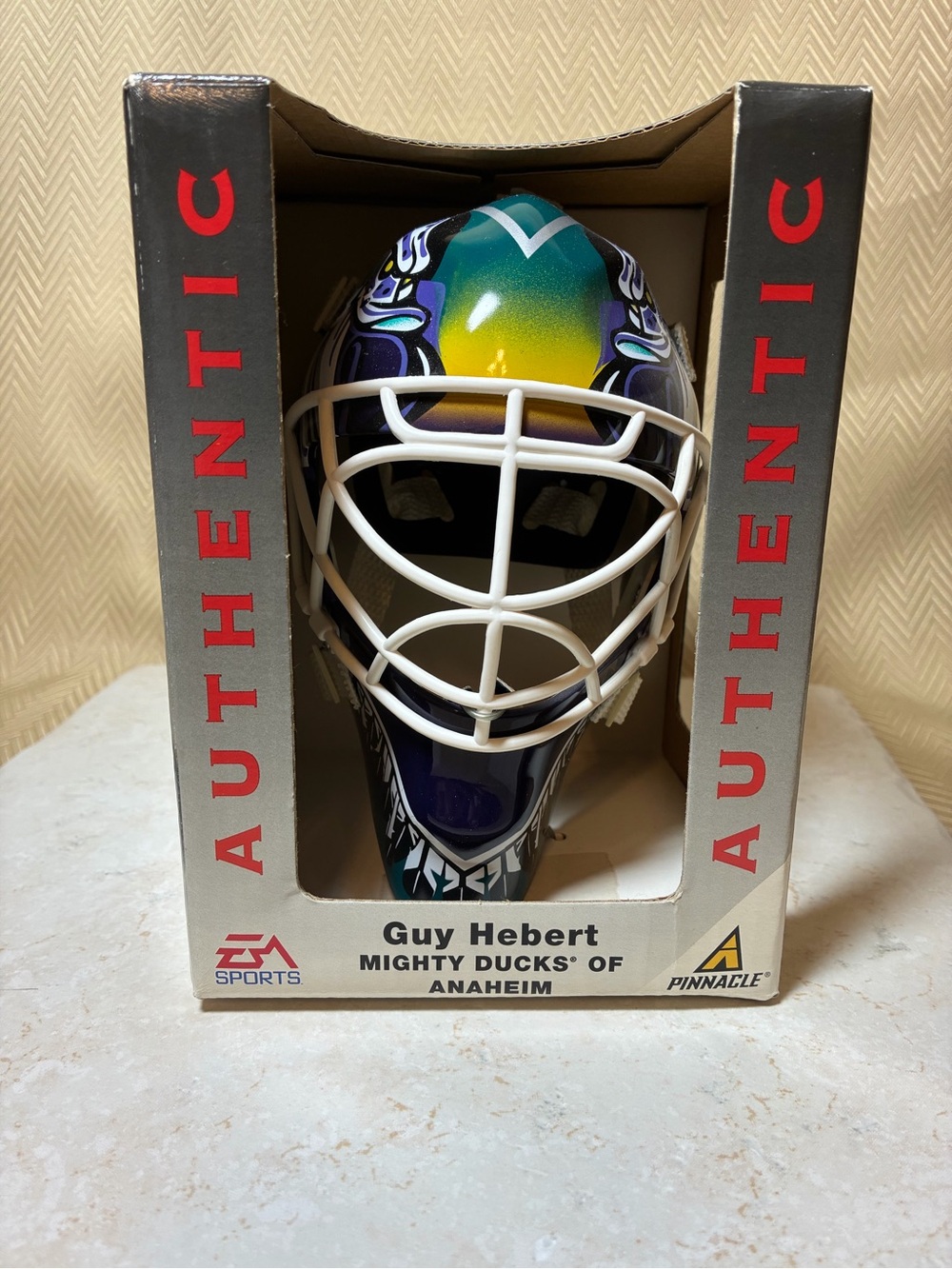 Guy Hebert Mighty Ducks of Anaheim Replica Goalie Mask